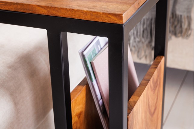 Table ordinateur portable CONCIERGE sheesham massif 60cm