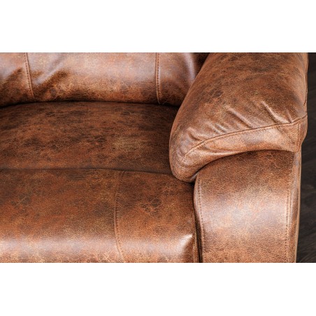Fauteuil Cinéma HOLLYWOOD 2 Places Brun Antique