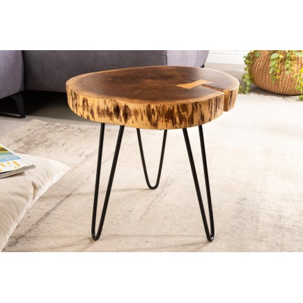 Table d'appoint GOA 40cm acacia naturel 2