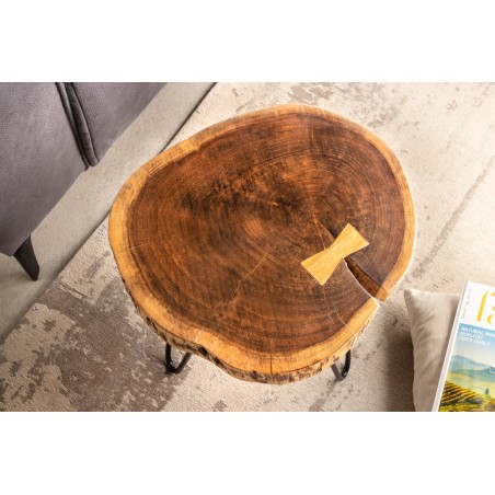 Table d'appoint GOA 40cm acacia naturel