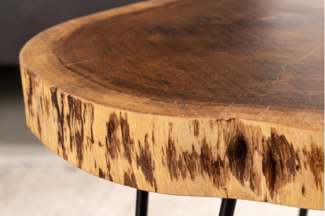 Table d'appoint GOA 40cm acacia naturel