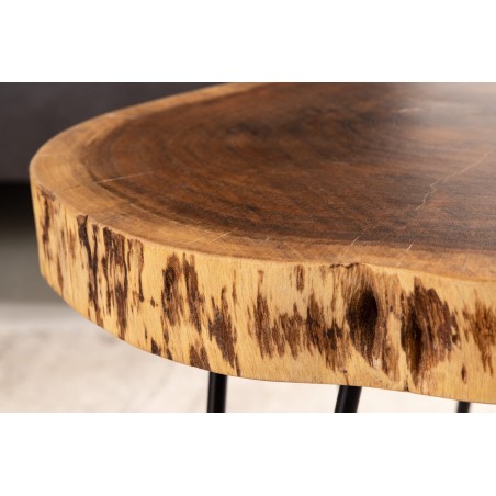 Table d'appoint GOA 40cm acacia naturel