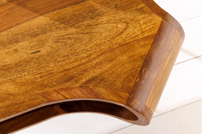 Table basse ORGANIC LIVING 100cm bois sheesham naturel
