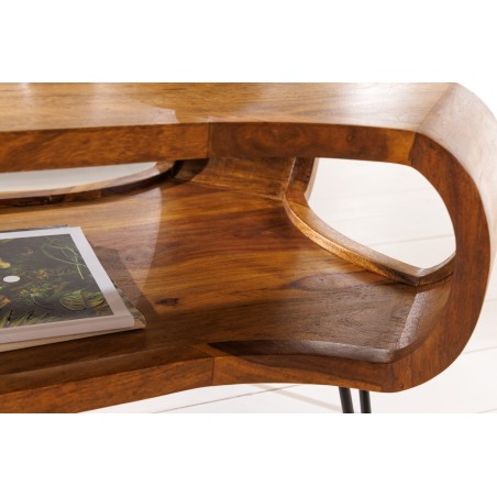 Table basse ORGANIC LIVING 100cm bois sheesham naturel