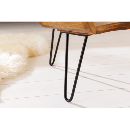 Table basse ORGANIC LIVING 100cm bois sheesham naturel