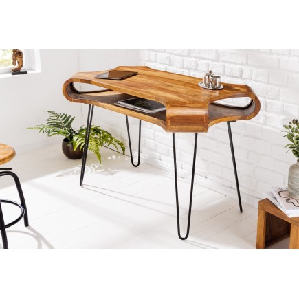 Bureau ORGANIC LIVING 120cm Sheesham Massif Naturel