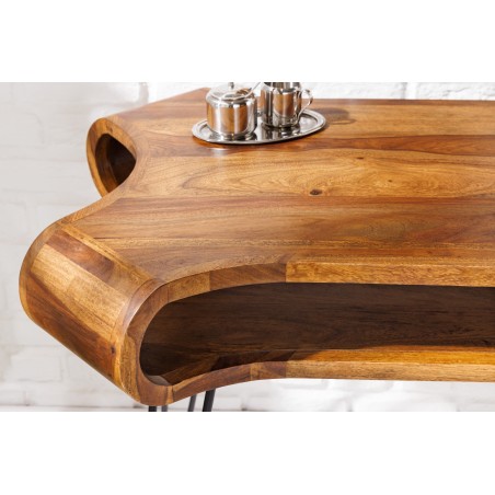 Bureau ORGANIC LIVING 120cm Sheesham Massif Naturel