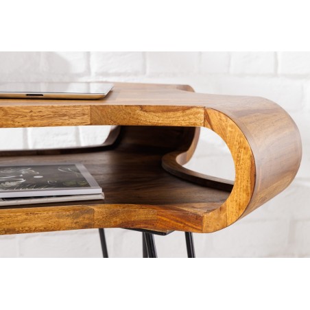 Bureau ORGANIC LIVING 120cm Sheesham Massif Naturel