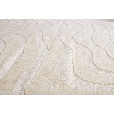 Tapis WAVE 170x240 cm Beige Crème - Déco Chic