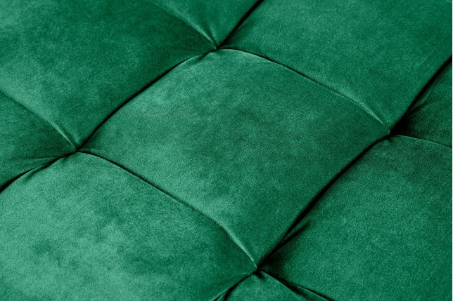 Tabouret COZY VELVET 80cm Velours Vert Émeraude