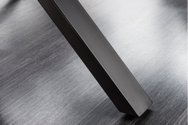 Table à manger MAMMUT 180cm Acacia Massif Pieds X Noir