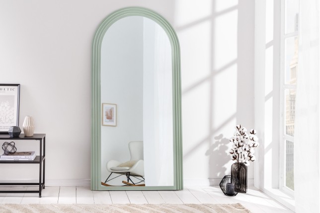 Miroir mural ART DECO 160cm vert sauge