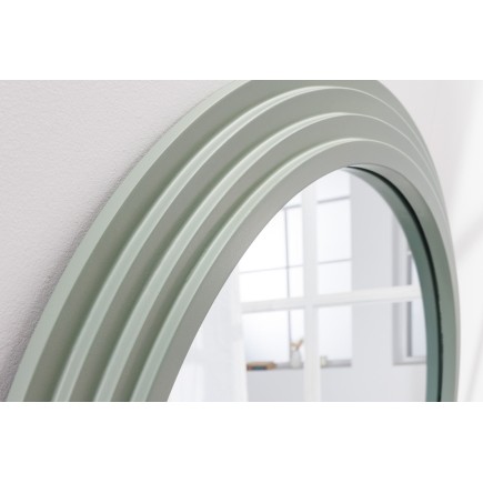 Miroir mural WAVE 160cm vert sauge - Design ondulé 2