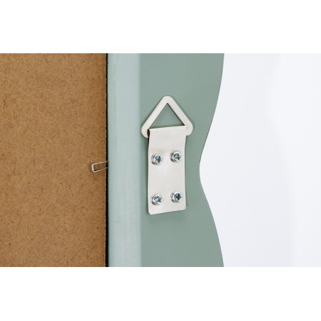 Miroir mural WAVE 160cm vert sauge - Design ondulé