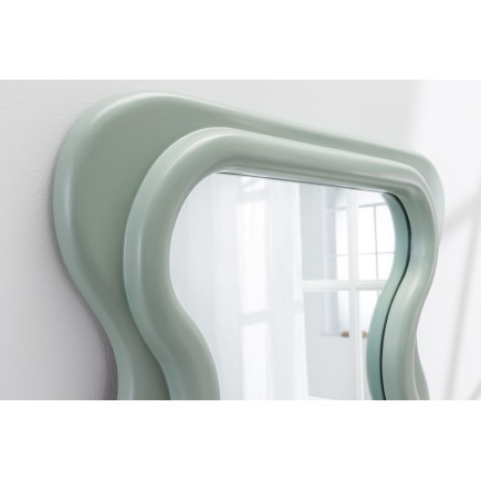 Miroir mural CURVY 160cm vert sauge design 2