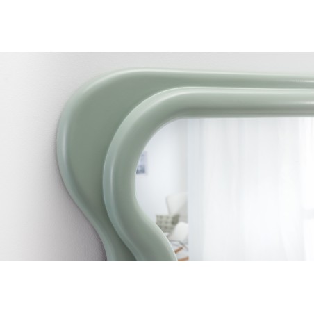 Miroir mural CURVY 160cm vert sauge design
