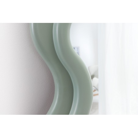 Miroir mural CURVY 160cm vert sauge design