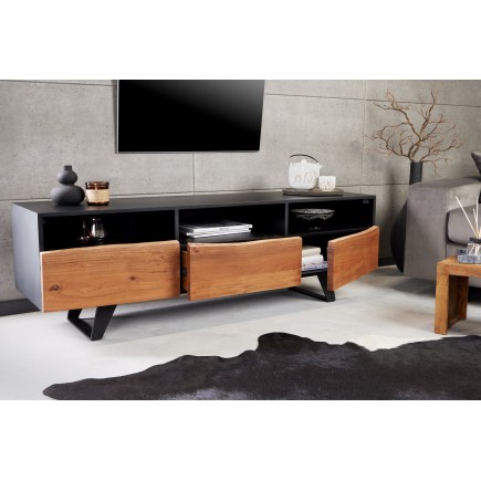 Meuble TV ORGANIC ARTWORK 140 cm Acacia Massif 2