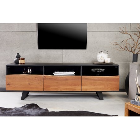 Meuble TV ORGANIC ARTWORK 140 cm Acacia Massif