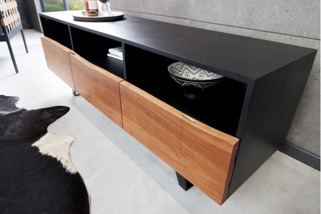 Meuble TV ORGANIC ARTWORK 140 cm Acacia Massif