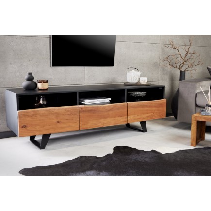 Meuble TV ORGANIC ARTWORK 140 cm Acacia Massif