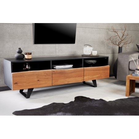 Meuble TV ORGANIC ARTWORK 140 cm Acacia Massif