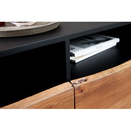 Meuble TV ORGANIC ARTWORK 140 cm Acacia Massif