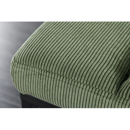 Banc BOUTIQUE 80cm corde verte et métal noir