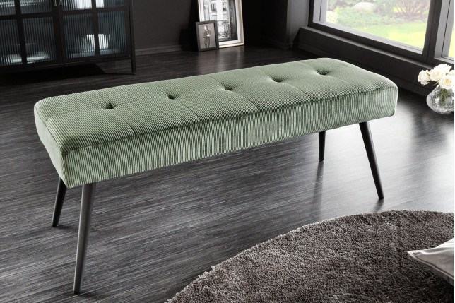 Banc BOUTIQUE 100cm cordage vert - Design & Confort