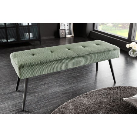 Banc BOUTIQUE 100cm cordage vert - Design & Confort