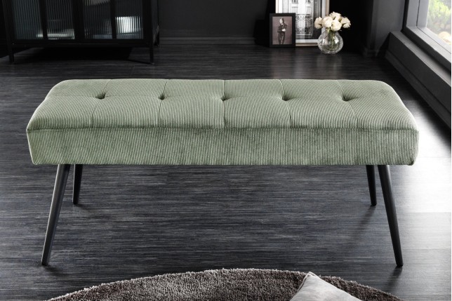 Banc BOUTIQUE 100cm cordage vert - Design & Confort