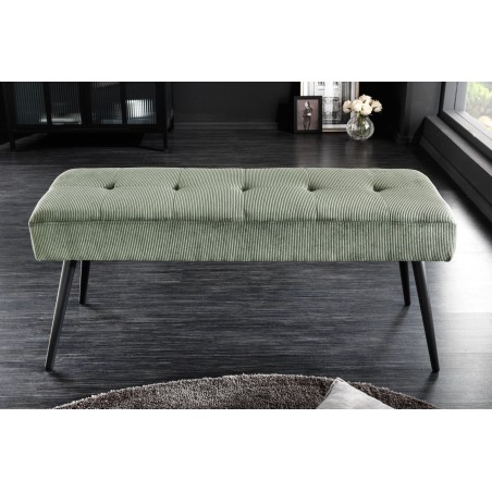 Banc BOUTIQUE 100cm cordage vert - Design & Confort