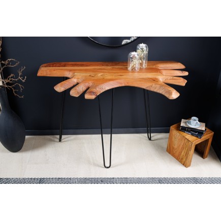 Console WILD 105cm Acacia Massif Plateau 38mm 2