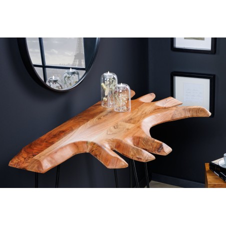 Console WILD 105cm Acacia Massif Plateau 38mm