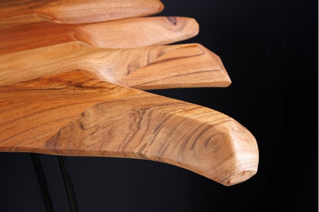 Console WILD 105cm Acacia Massif Plateau 38mm