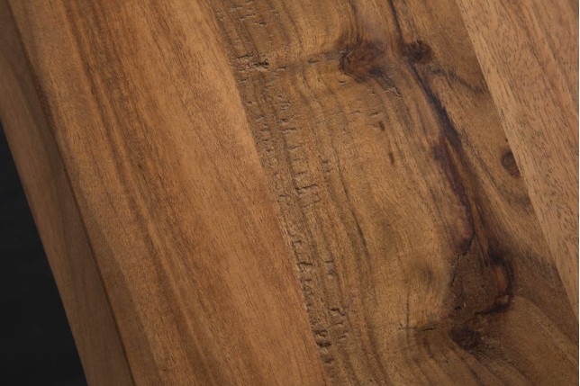 Table à manger MAMMUT 140cm acacia massif et acier