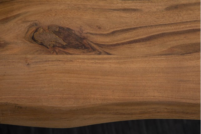 Table à manger MAMMUT 140cm acacia massif et acier