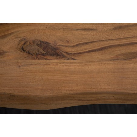 Table à manger MAMMUT 140cm acacia massif et acier