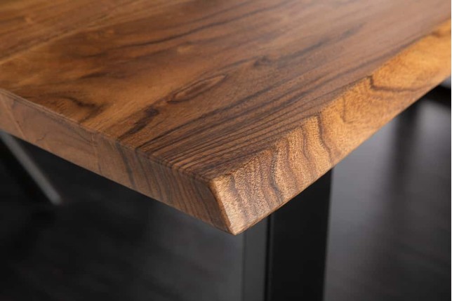 Table à manger MAMMUT 180cm acacia massif bord naturel