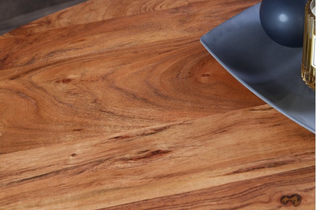 Table à manger SCORPION ronde acacia massif Ø120cm