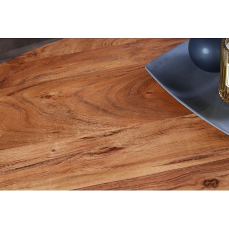 Table à manger SCORPION ronde acacia massif Ø120cm
