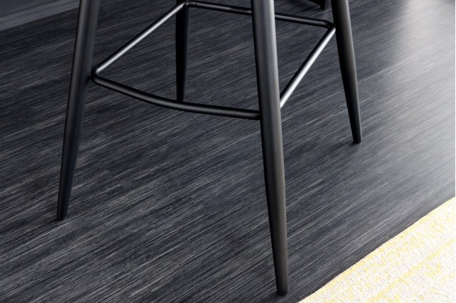 Chaise de bar Euphoria velours jaune moutarde