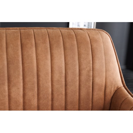 Banc TURIN 160cm microfibre brun - Style & Confort