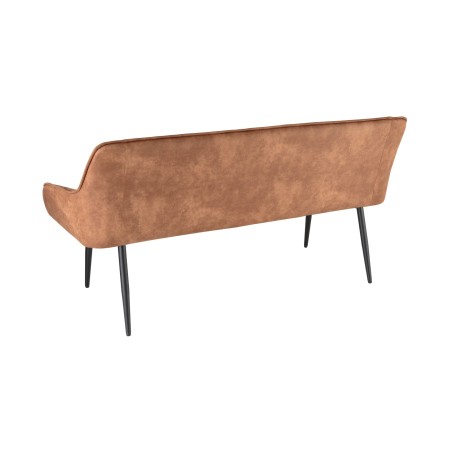 Banc TURIN 160cm microfibre brun - Style & Confort