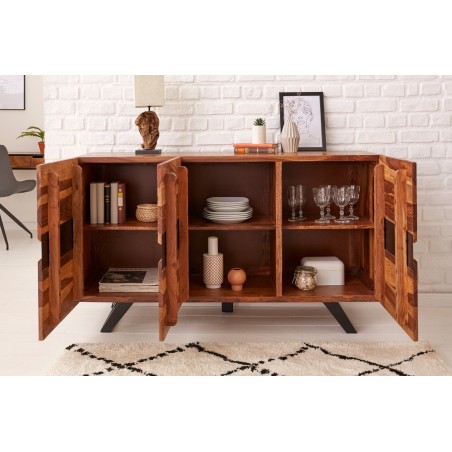 Buffet AMAZONAS 150cm Sheesham massif - Design & Robustesse