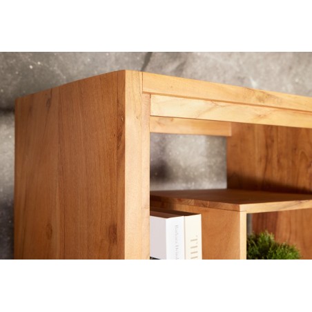 Étagère CUBUS 190x88cm Acacia Massif Finition Miel