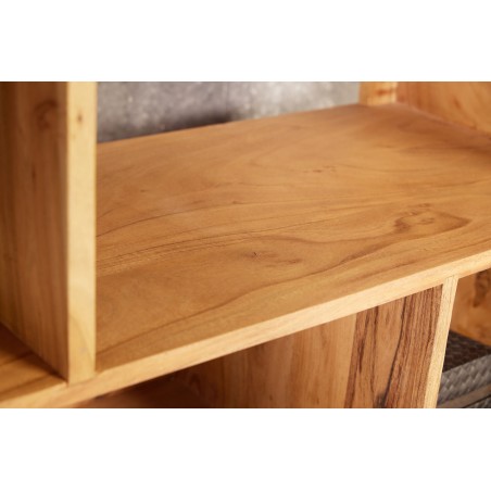 Étagère CUBUS 190x88cm Acacia Massif Finition Miel