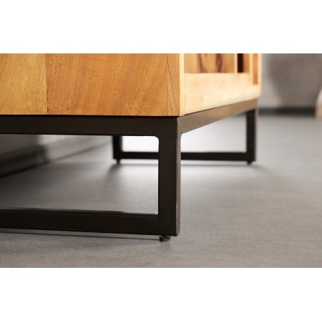 Étagère CUBUS 190x88cm Acacia Massif Finition Miel