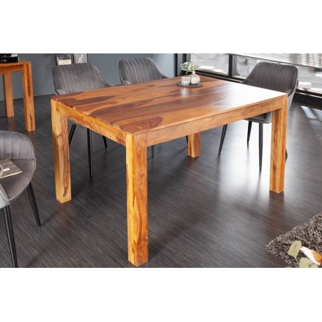 Table à manger LAGOS 135cm sheesham massif naturel