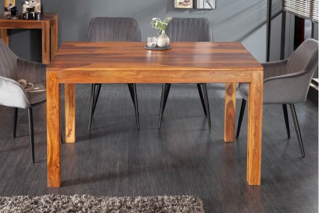 Table à manger LAGOS 135cm sheesham massif naturel